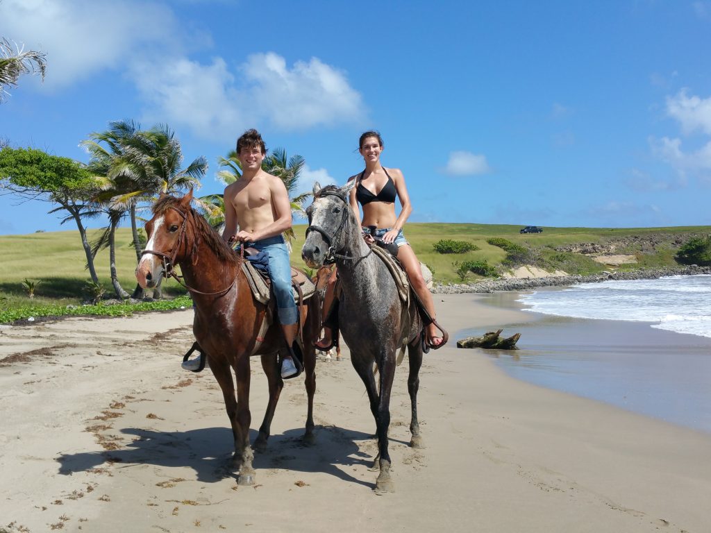 Atlantic Shores Riding Stables Couple Horseback Riding