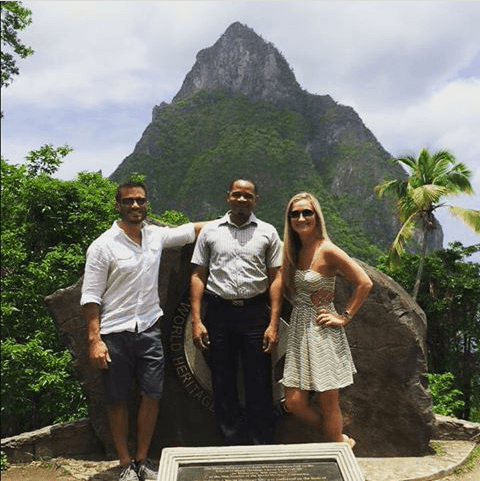 St. Lucia luxury taxi Benton and clients