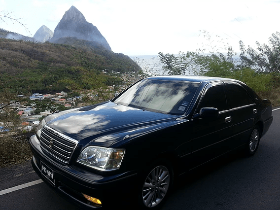 St. Lucia luxury Taxi Toyota Crown