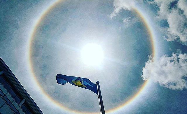 Sun Halo in St. Lucia