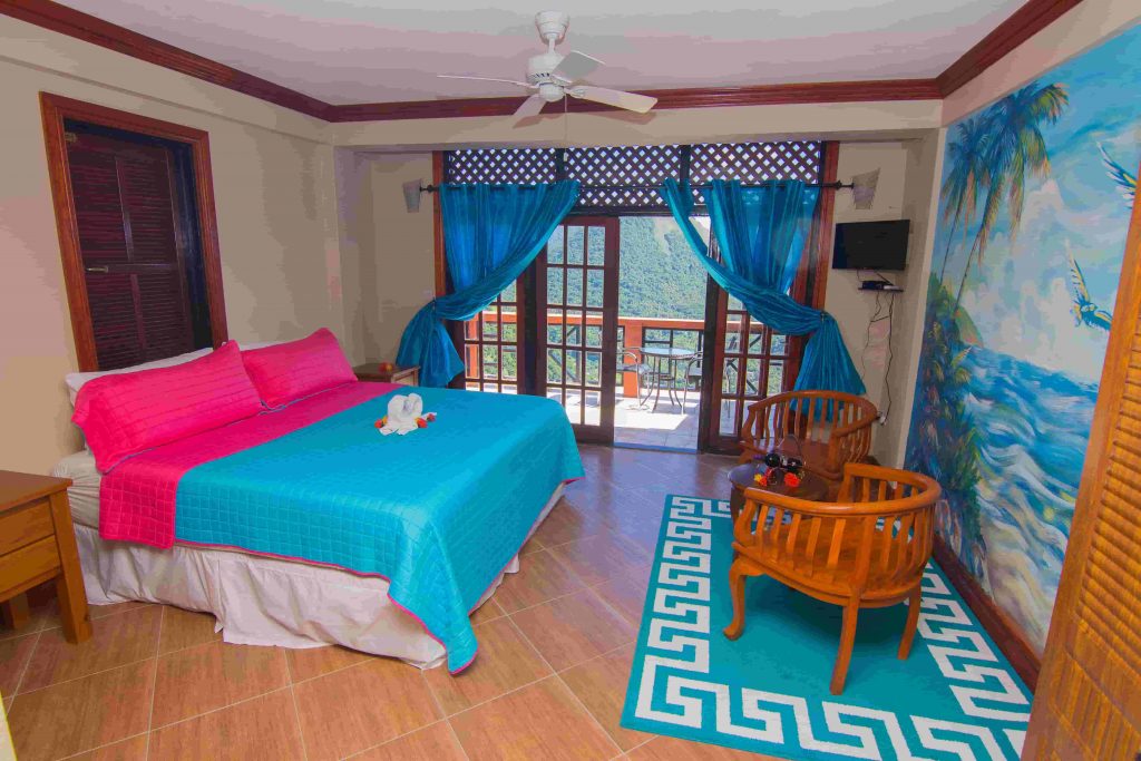 Samfi Gardens St. Lucia Guest Bedroom