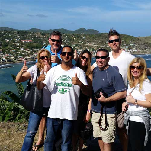 WI Shuttle St. Lucia Group Client Photo