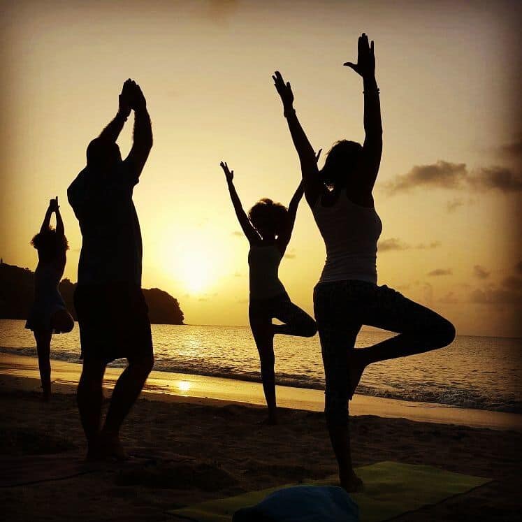 Beach Sunset Yoga