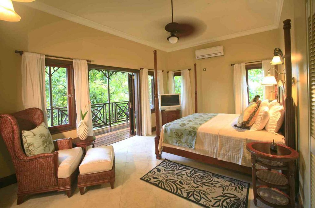 Luxury villa room in St. Lucia