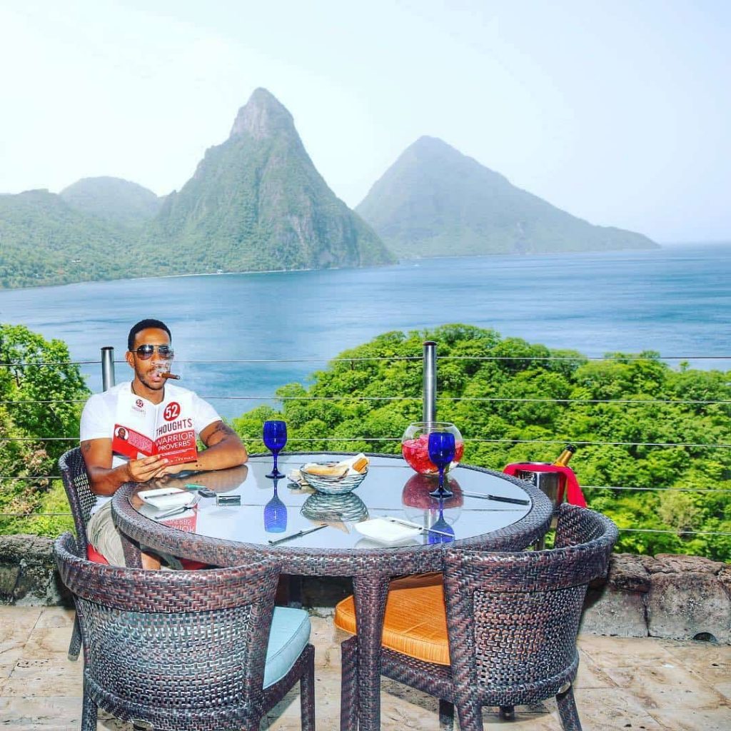 Ludacris at Ladera Resort in St. Lucia
