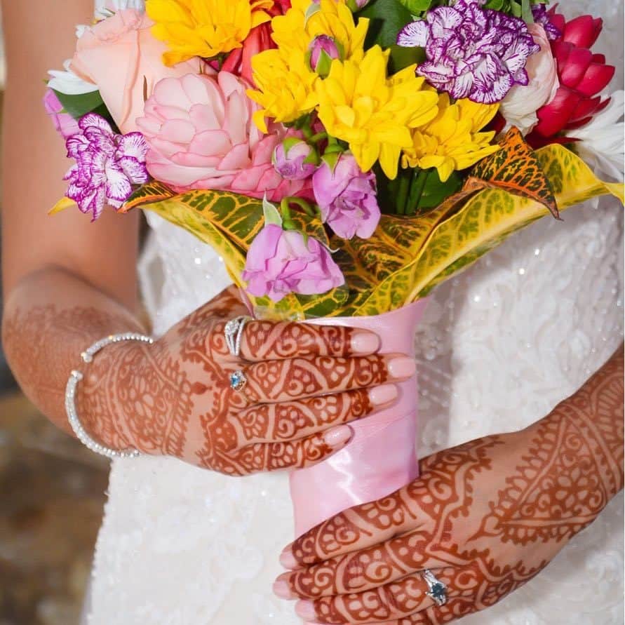 Wedding henna art