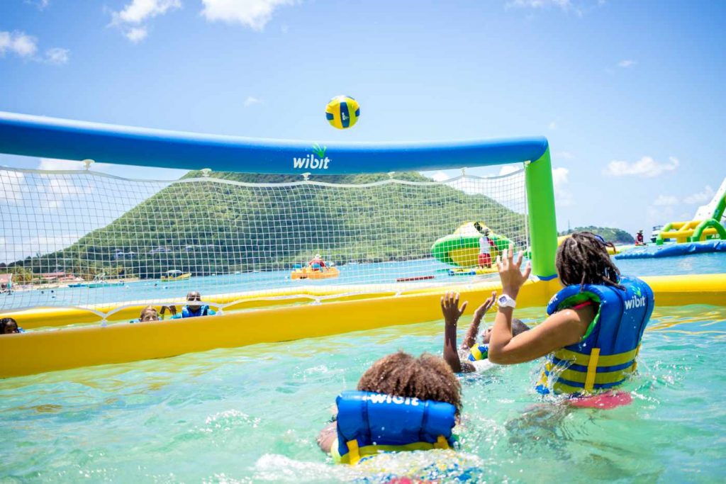 Splash Island Park St. Lucia Wibit Volley Ball