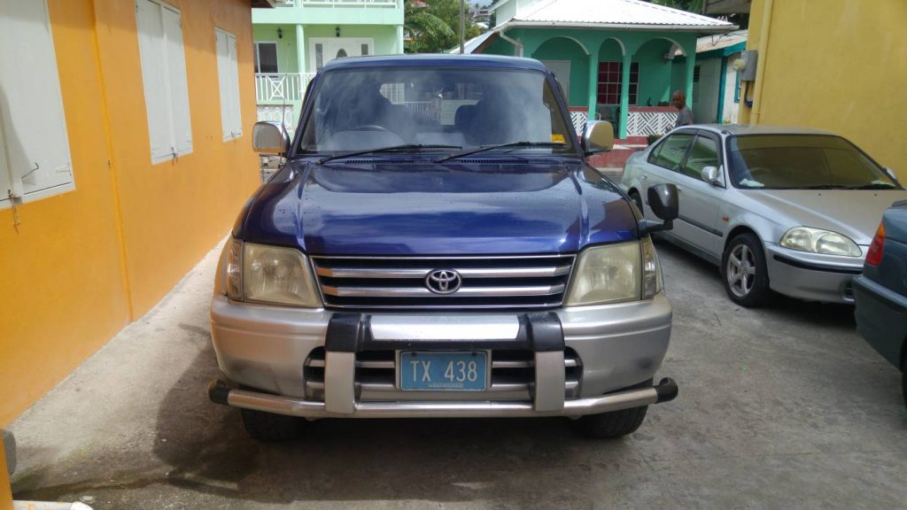 Travel St. Lucia's taxi vehicle