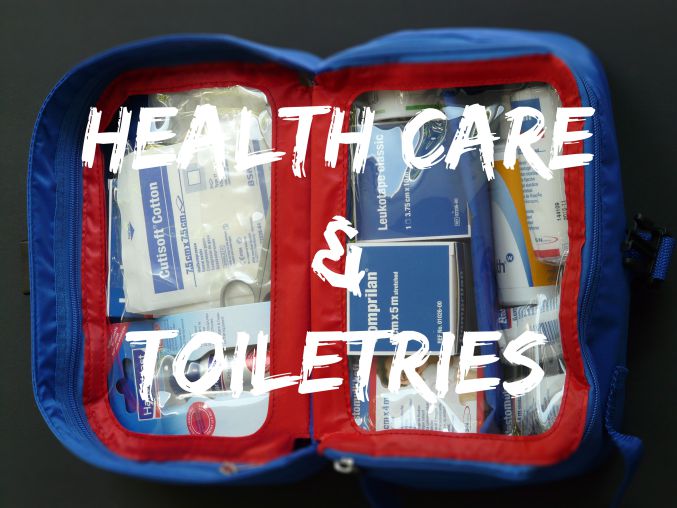 Healthcare and Toiletries Items for St Lucia Vacation