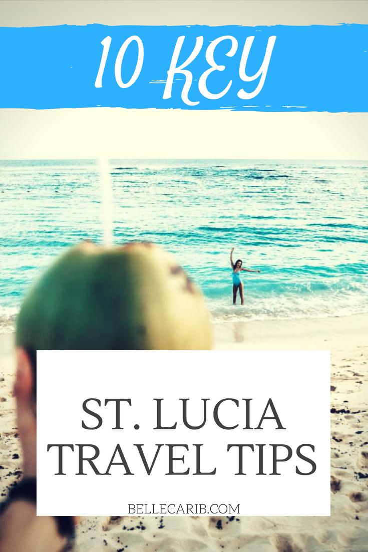 st lucia travel tips pin for later