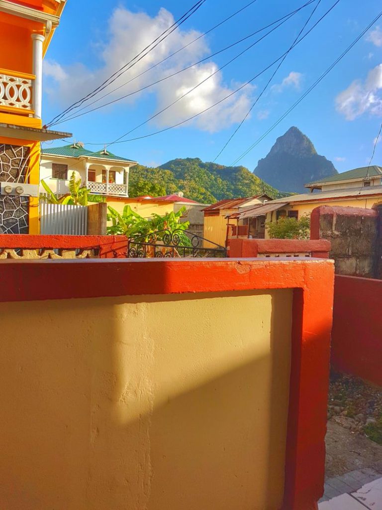 Lakaye Nou En SLU St. Lucia guest house view of piton