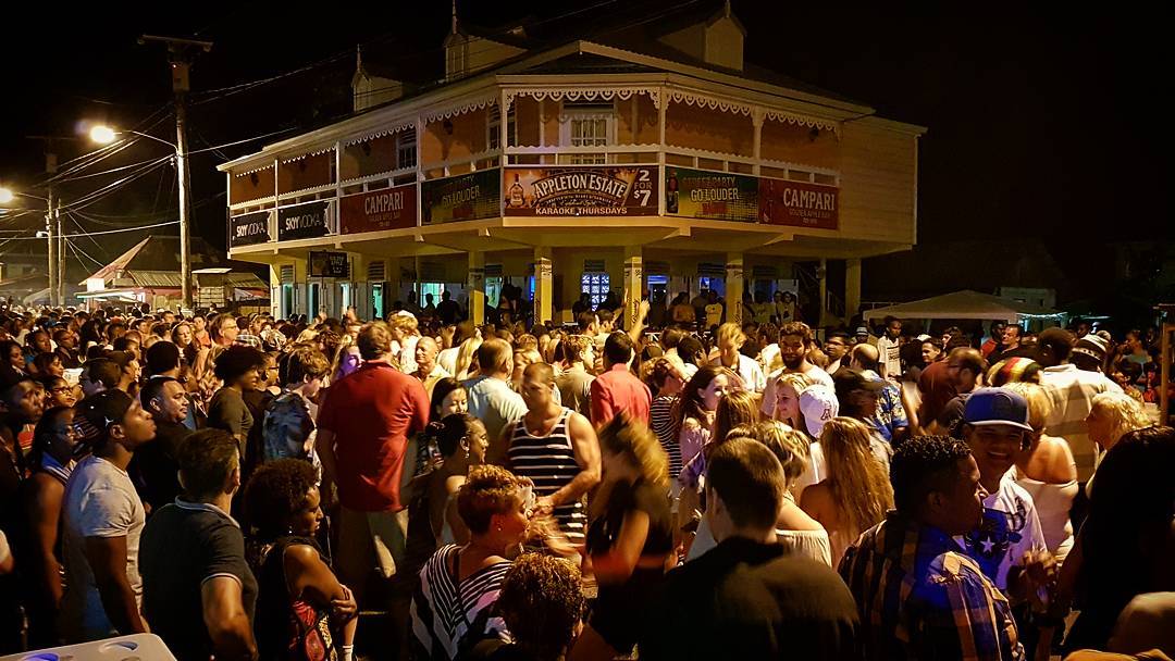 gros islet friday night street party st. lucia