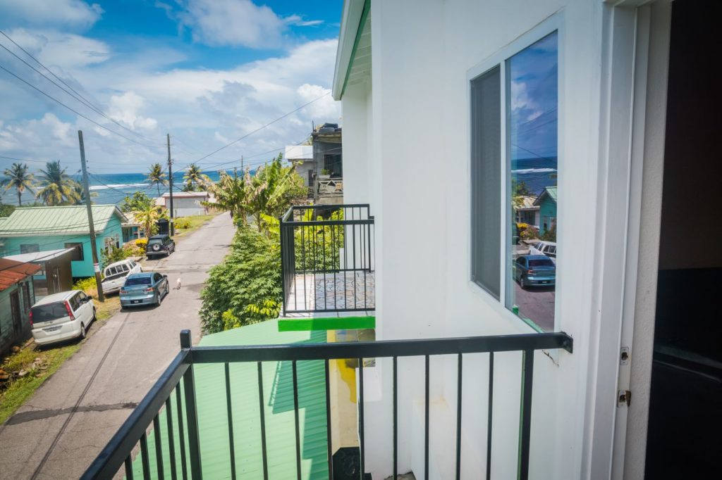 francein's one bedroom guest house suites st lucia balcony view