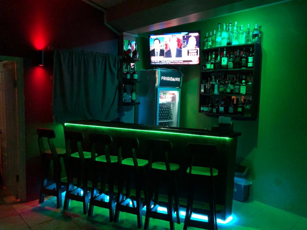 valelse sports bar VIP bar lighting
