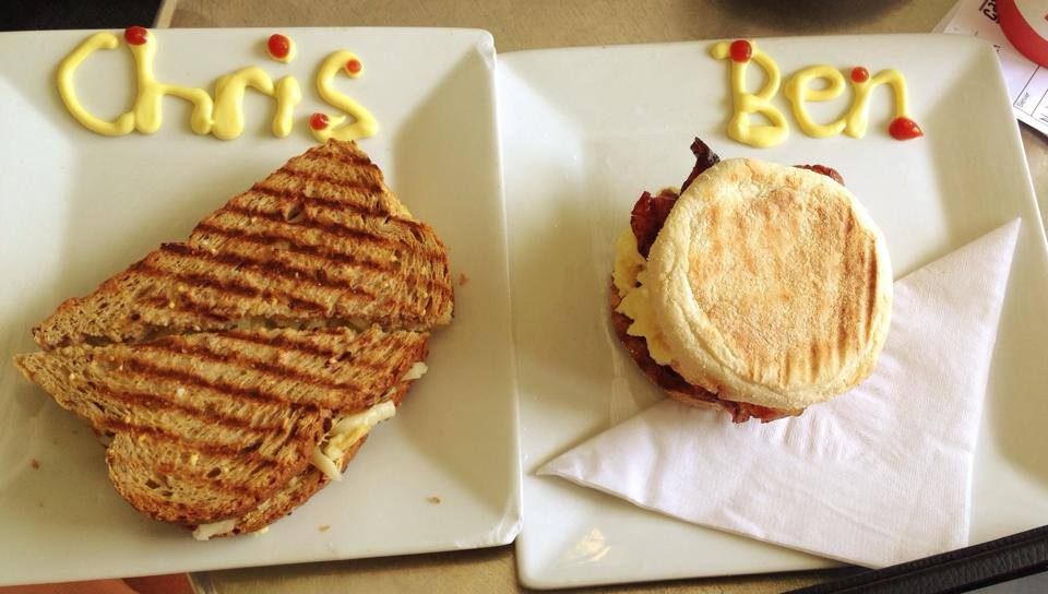 Cafe Ole breakfast sandwiches