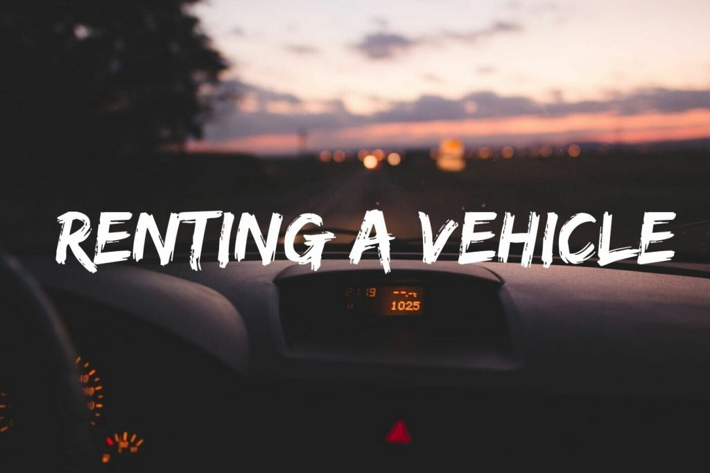 Renting a vehicle in St. Lucia